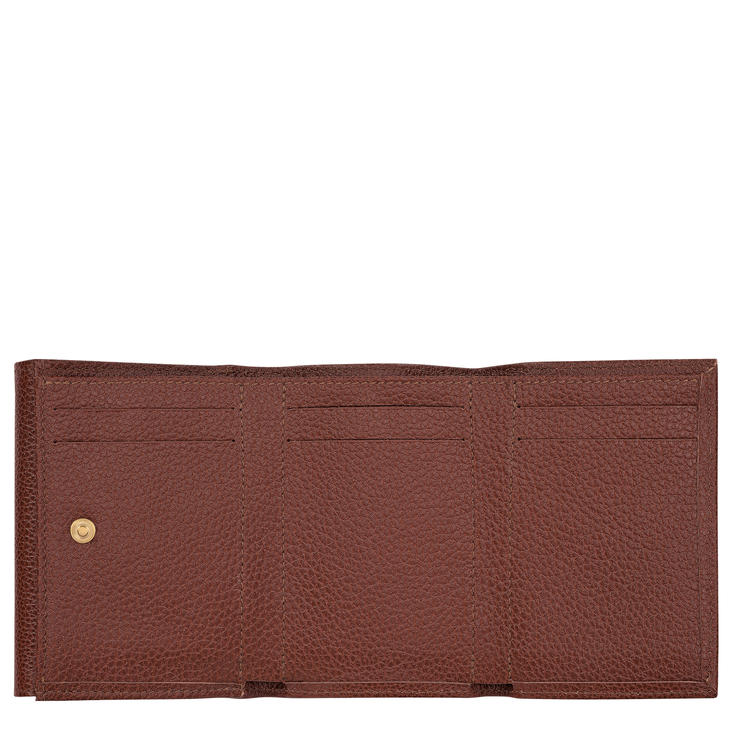 LONGCHAMP-Le Foulonné Compact wallet-Coffee-30058021M02-3
