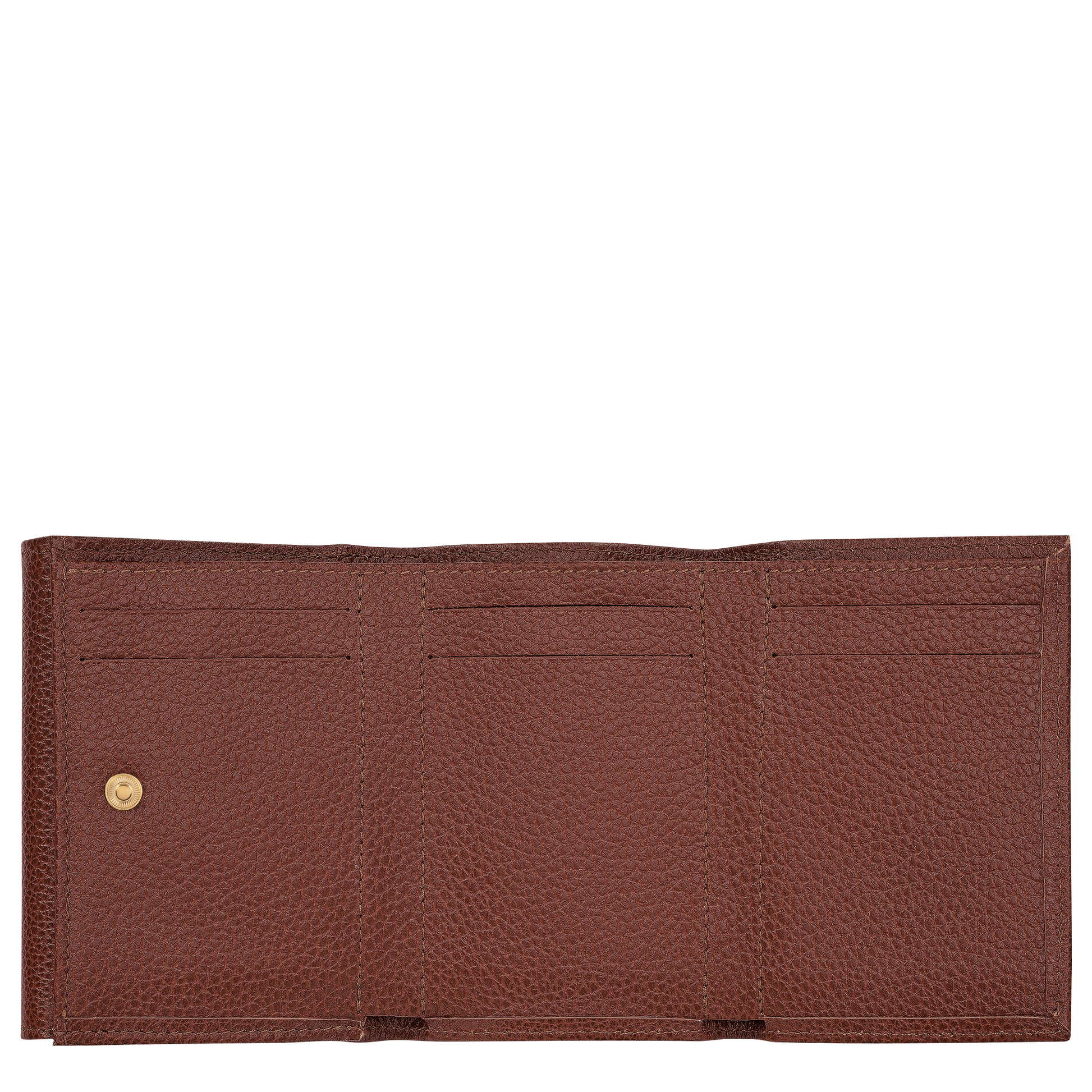 LONGCHAMP-Le Foulonné Compact wallet-Coffee-30058021M02-3