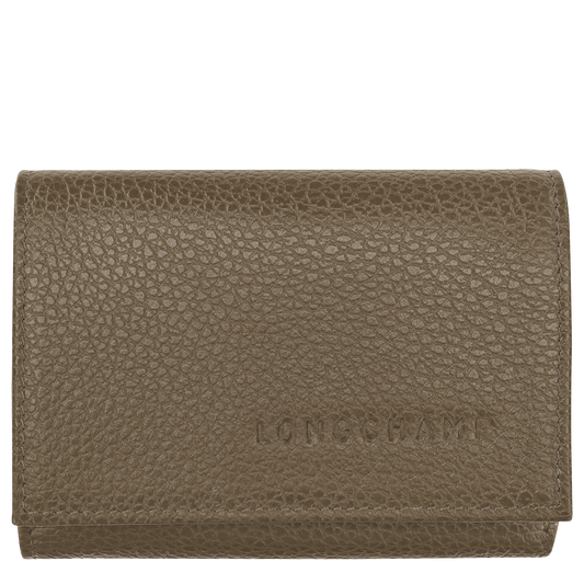 LONGCHAMP-Le Foulonné Compact wallet-Caper-30058021M17-1
