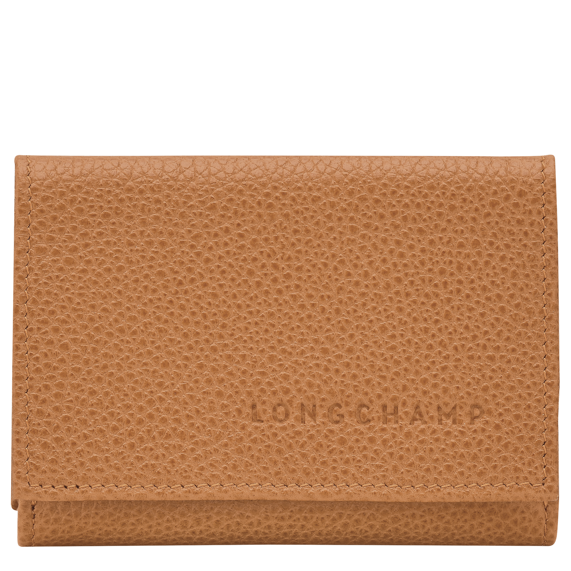 LONGCHAMP-Le Foulonné Compact wallet-Pecan-30058021M74-1