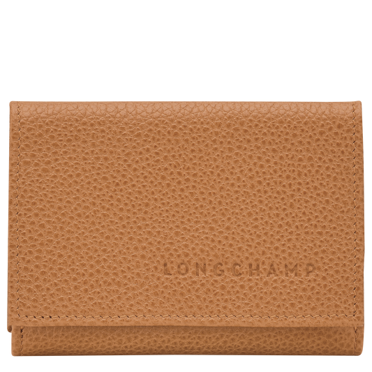 LONGCHAMP-Le Foulonné Compact wallet-Pecan-30058021M74-1
