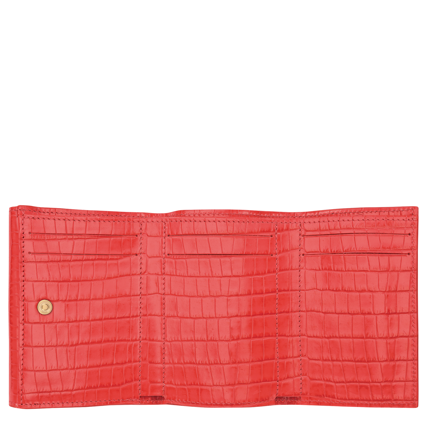 LONGCHAMP-Longchamp Pocket Compact wallet-Vermilion-30058HID108-3