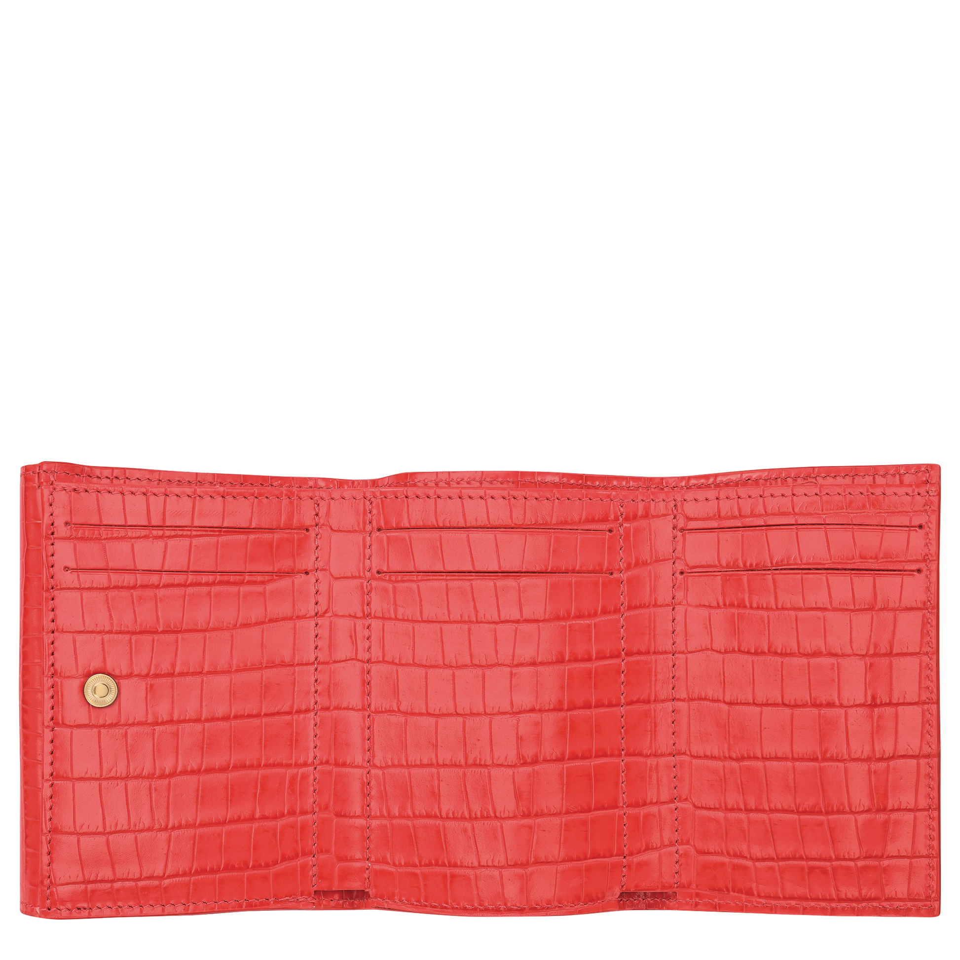 LONGCHAMP-Longchamp Pocket Compact wallet-Vermilion-30058HID108-3