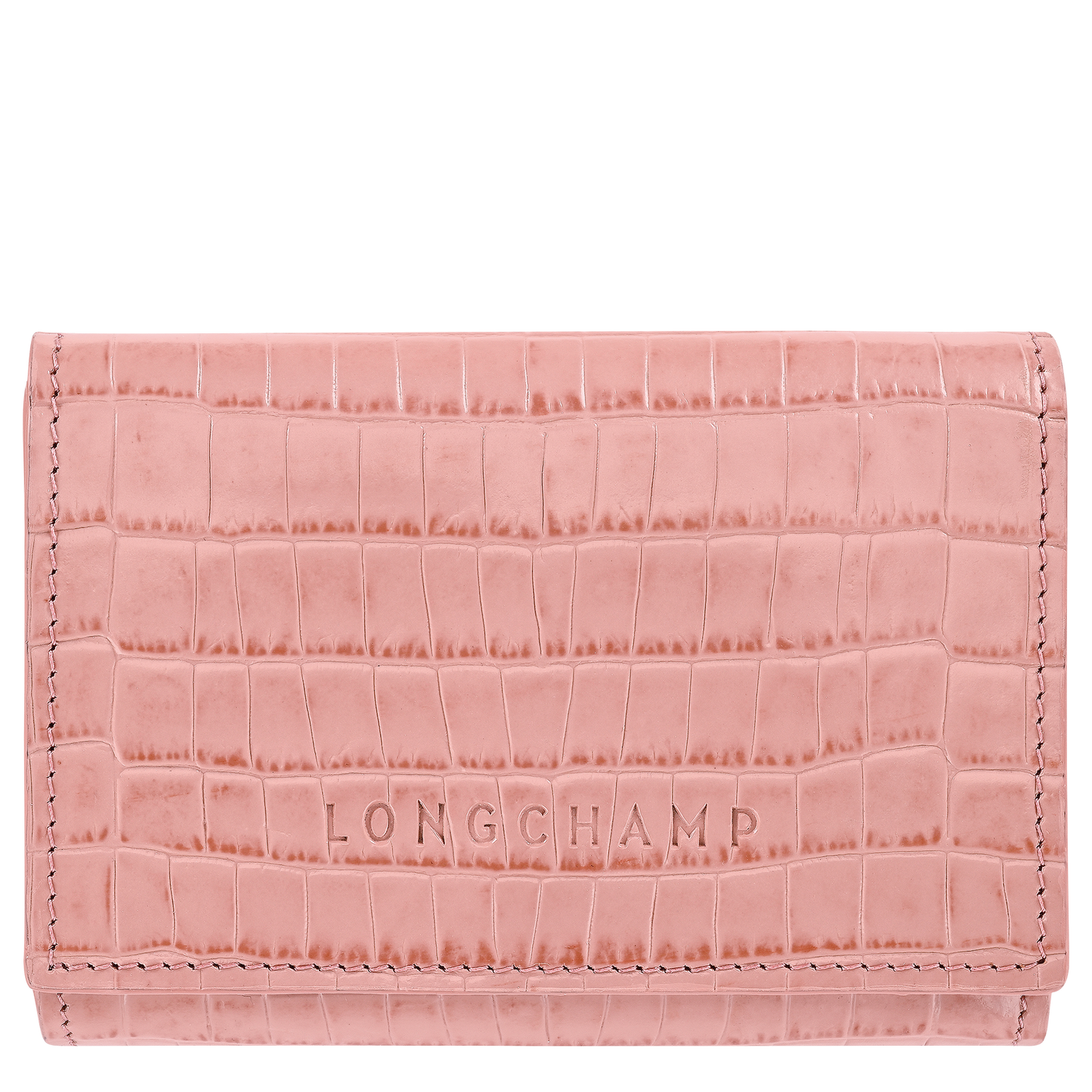 LONGCHAMP-Longchamp Pocket Compact wallet-Pink Tea-30058HIDP96-1