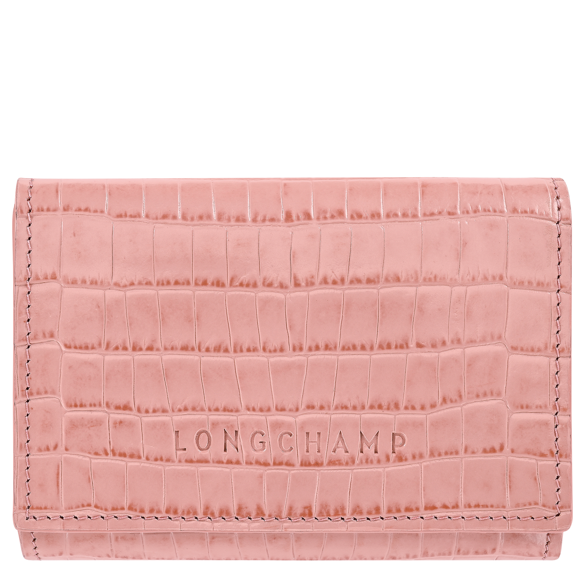 LONGCHAMP-Longchamp Pocket Compact wallet-Pink Tea-30058HIDP96-1
