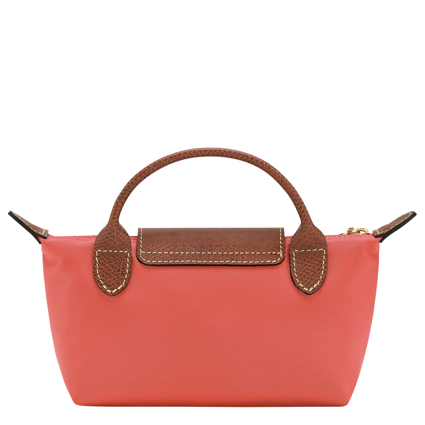 LONGCHAMP-Le Pliage Original Pouch with handle-Strawberry-34175089218-4