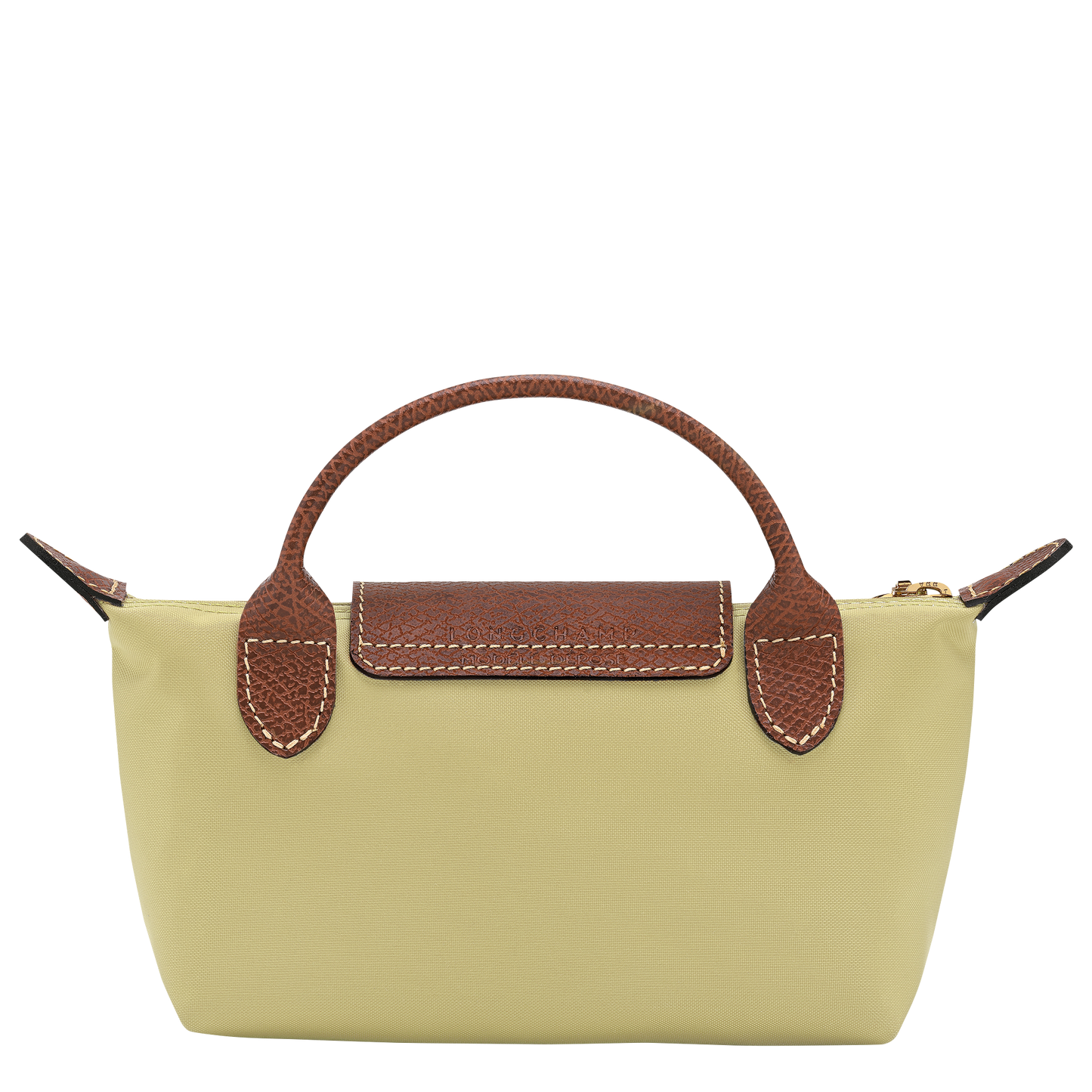 LONGCHAMP-Le Pliage Original Pouch with handle-Pistachio-34175089244-4