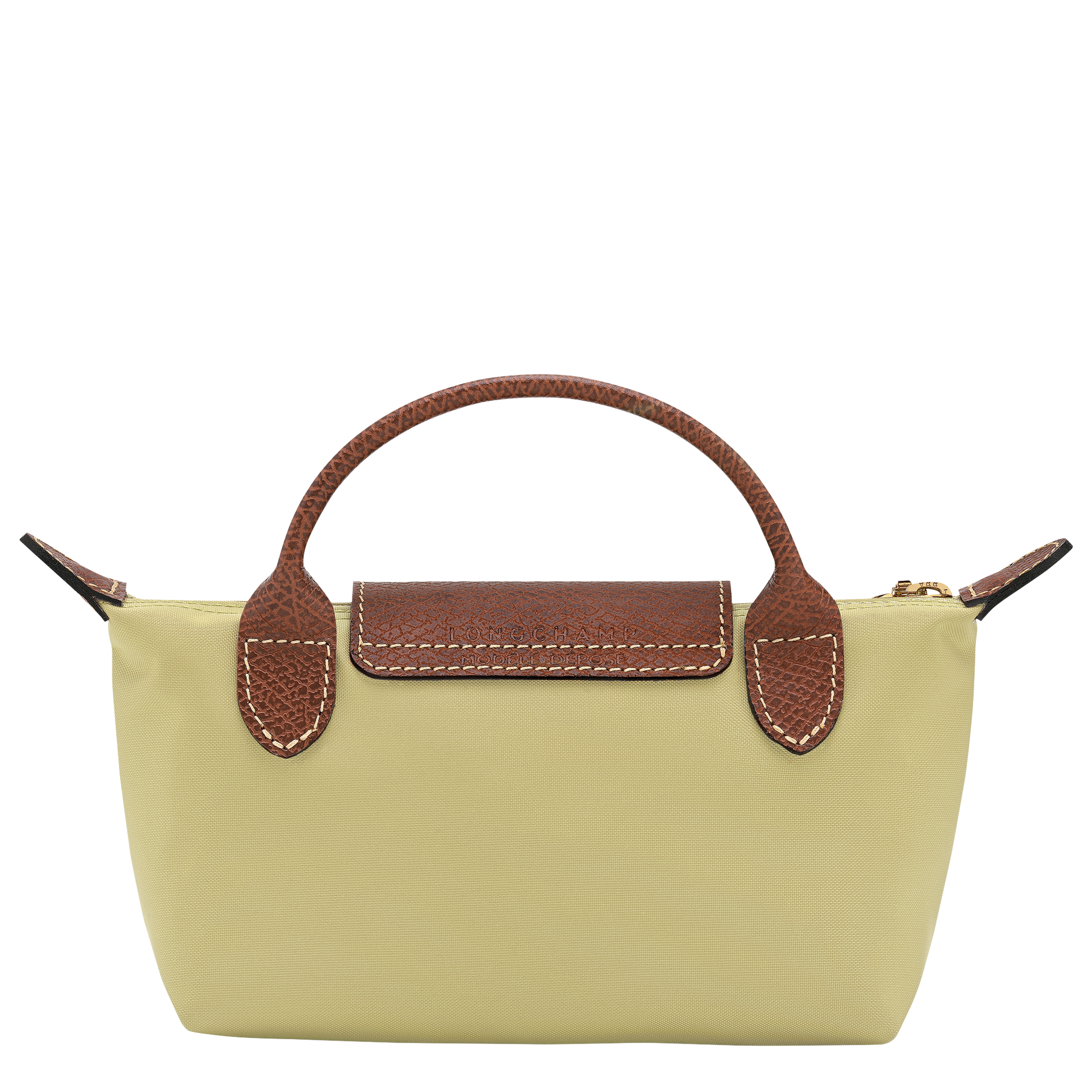 LONGCHAMP-Le Pliage Original Pouch with handle-Pistachio-34175089244-4
