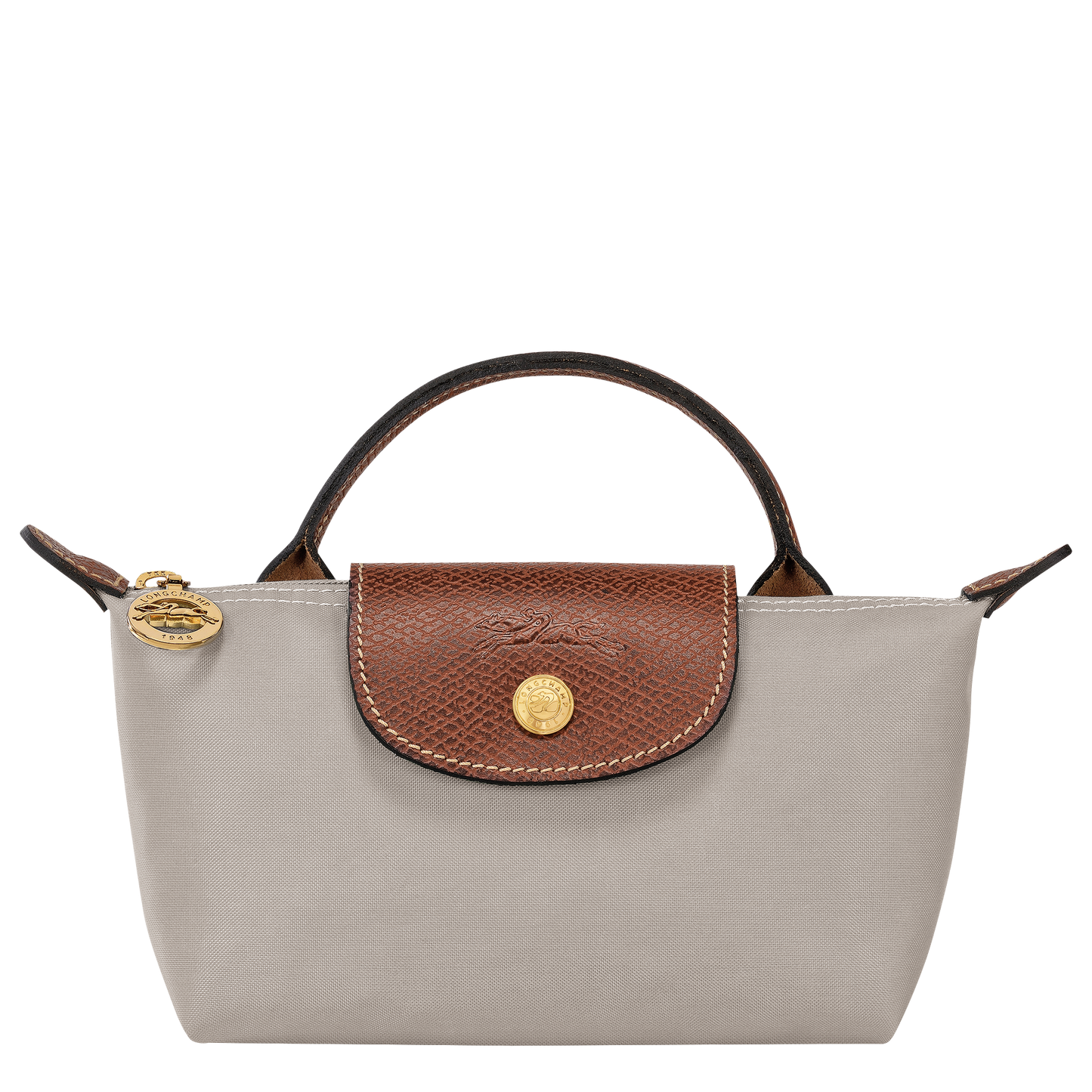 LONGCHAMP-Le Pliage Original Pouch with handle-Pebble-34175089349-1