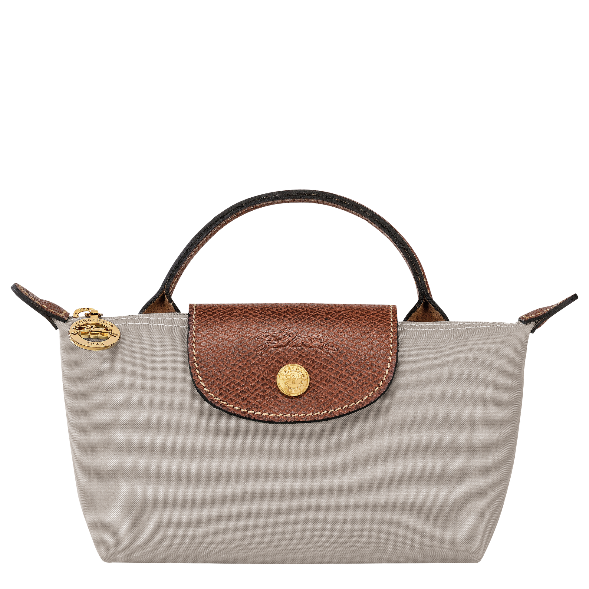 LONGCHAMP-Le Pliage Original Pouch with handle-Pebble-34175089349-1