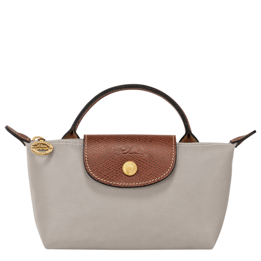 LONGCHAMP-Le Pliage Original Pouch with handle-Pebble-34175089349-1