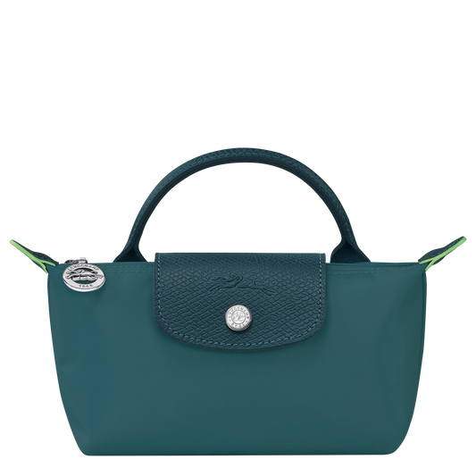 Le Pliage Green Pouch with handle
