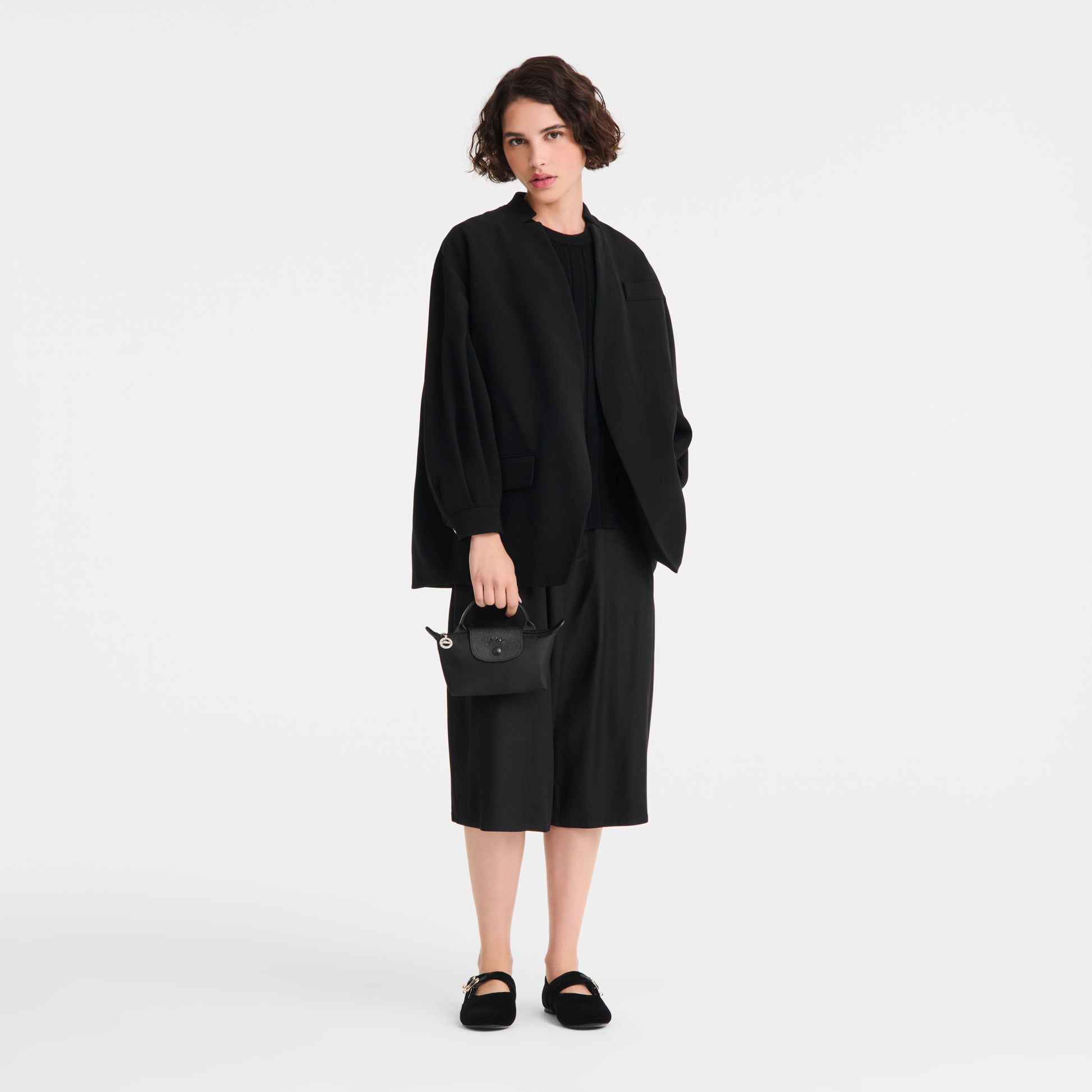 LONGCHAMP-Le Pliage One Pouch-Black-34175979001-2