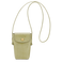 LONGCHAMP-Épure Phone case with leather lace-Almond Green-34193HYZM70-1