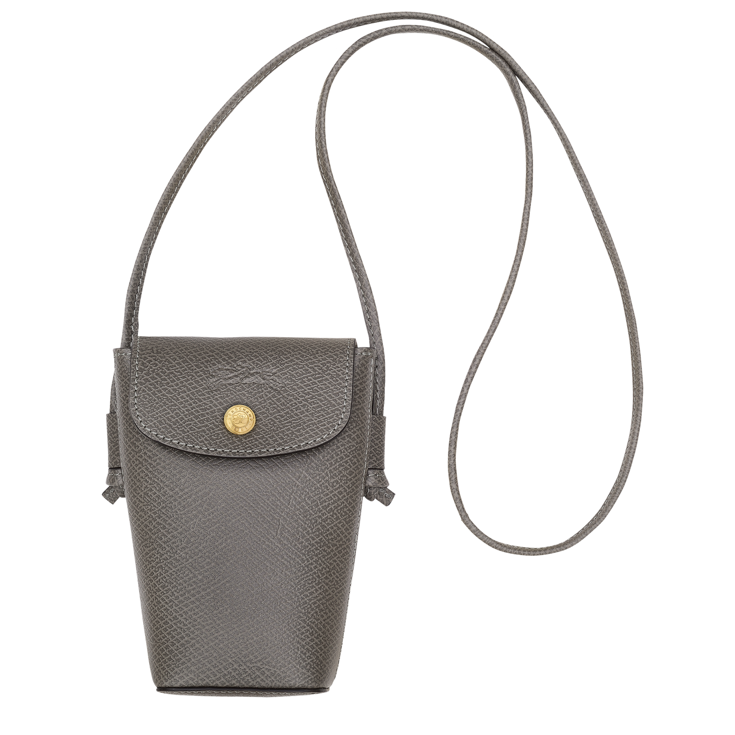 LONGCHAMP-Épure Phone case with leather lace-Turtledove-34193HYZP55-1