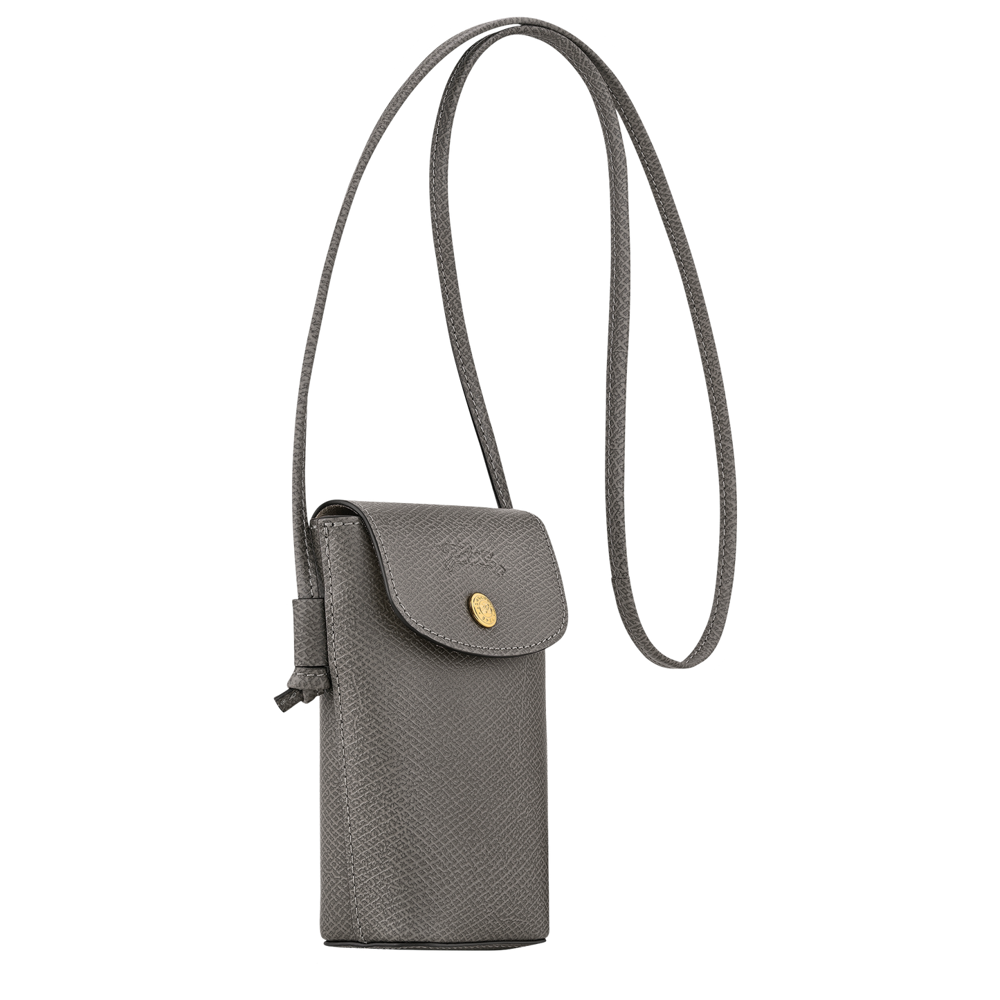 LONGCHAMP-Épure Phone case with leather lace-Turtledove-34193HYZP55-3