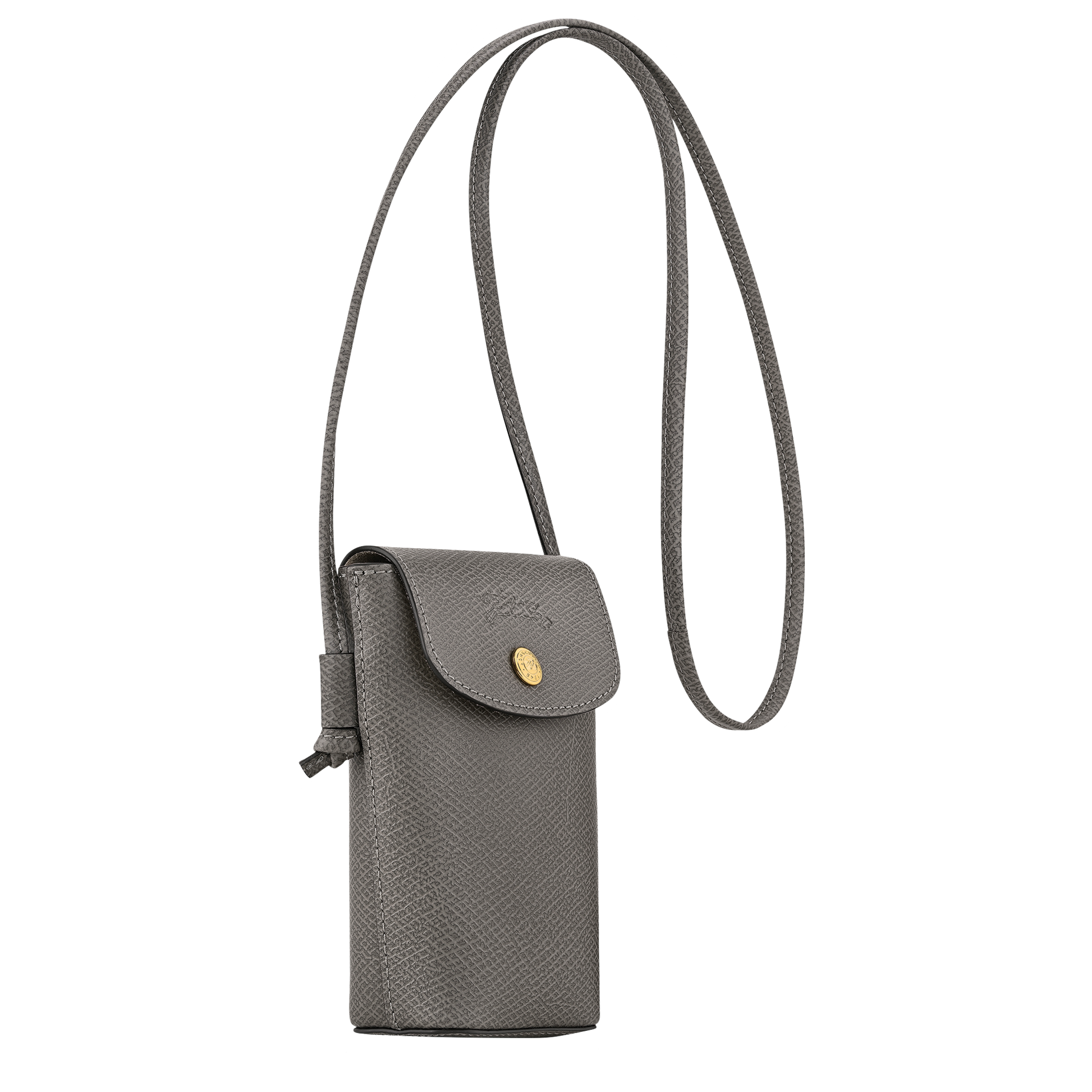 LONGCHAMP-Épure Phone case with leather lace-Turtledove-34193HYZP55-3