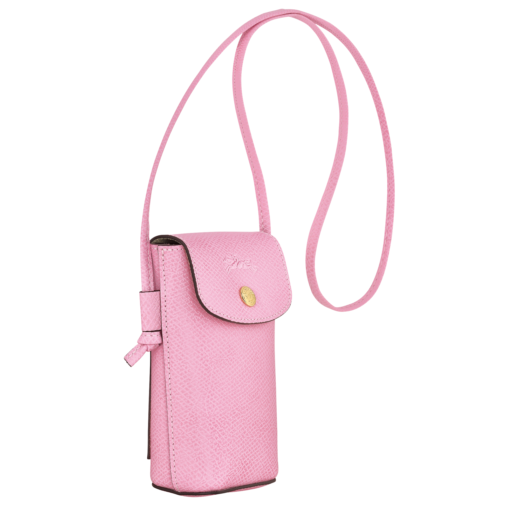 Longchamp ÉPURE - Phone case with leather lace in Pink - 2 (SKU: 34193HYZP75)