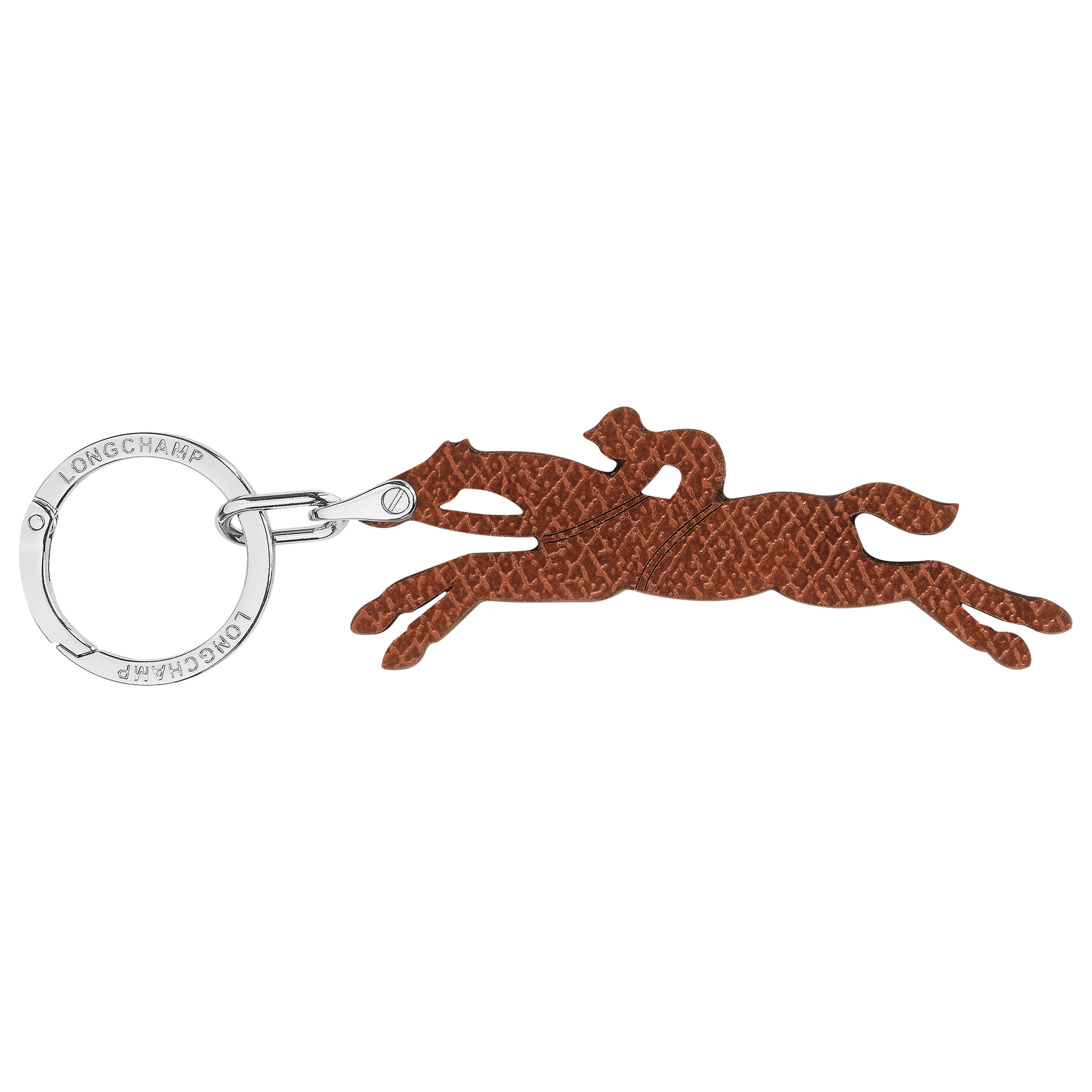 Le Pliage Original Key ring Brown - Leather - 36099H17035