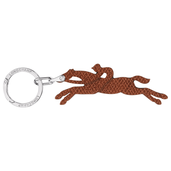 Le Pliage Original Key ring Brown - Leather - 36099H17035