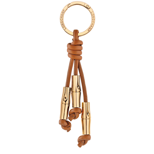 LONGCHAMP-Le Roseau Key ring-Cashew-36101HGCM19-1