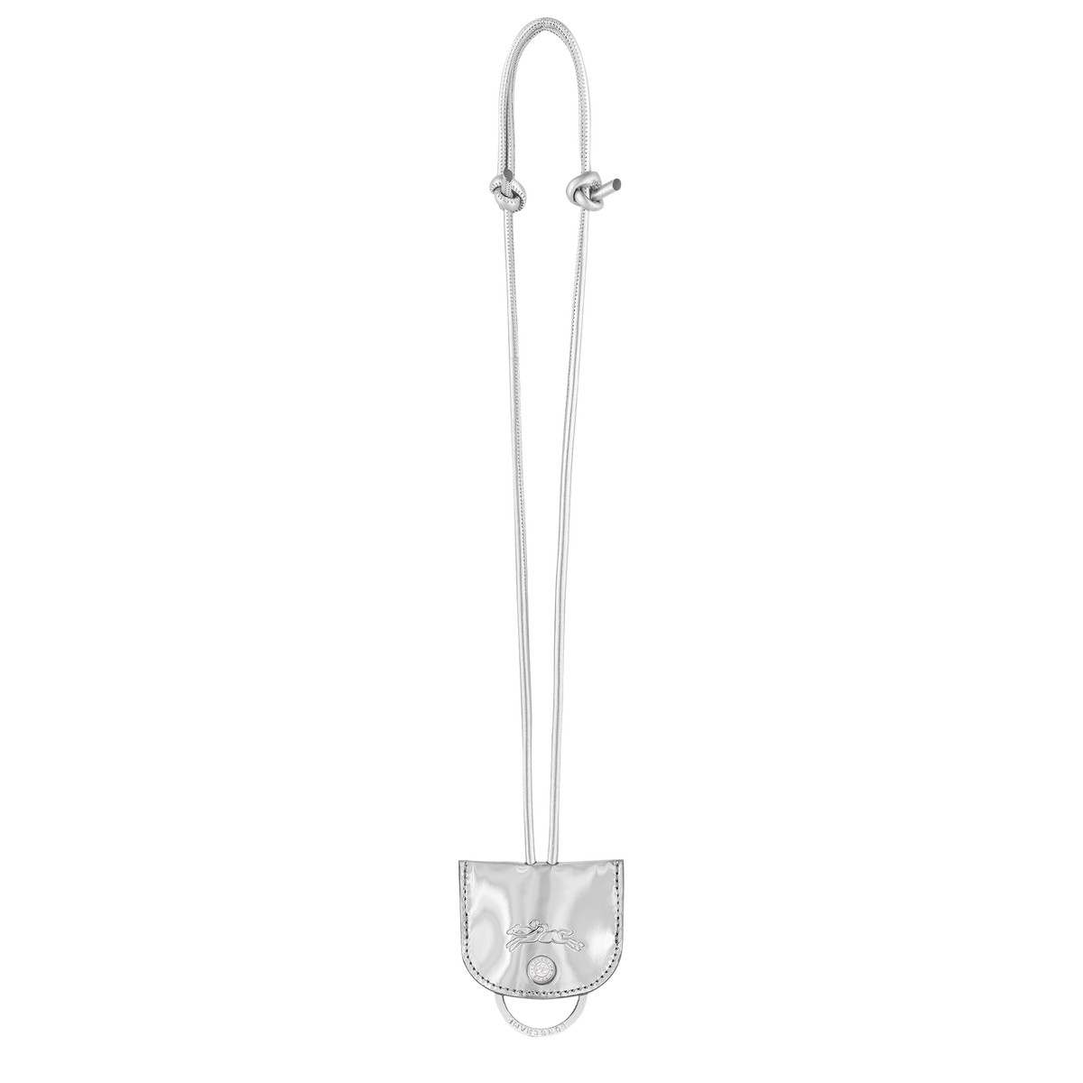 LONGCHAMP-Le Roseau Key ring-Silver-36116HJY023-1