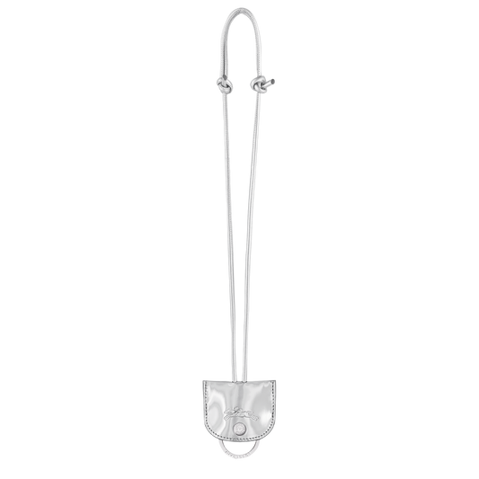LONGCHAMP-Le Roseau Key ring-Silver-36116HJY023-1