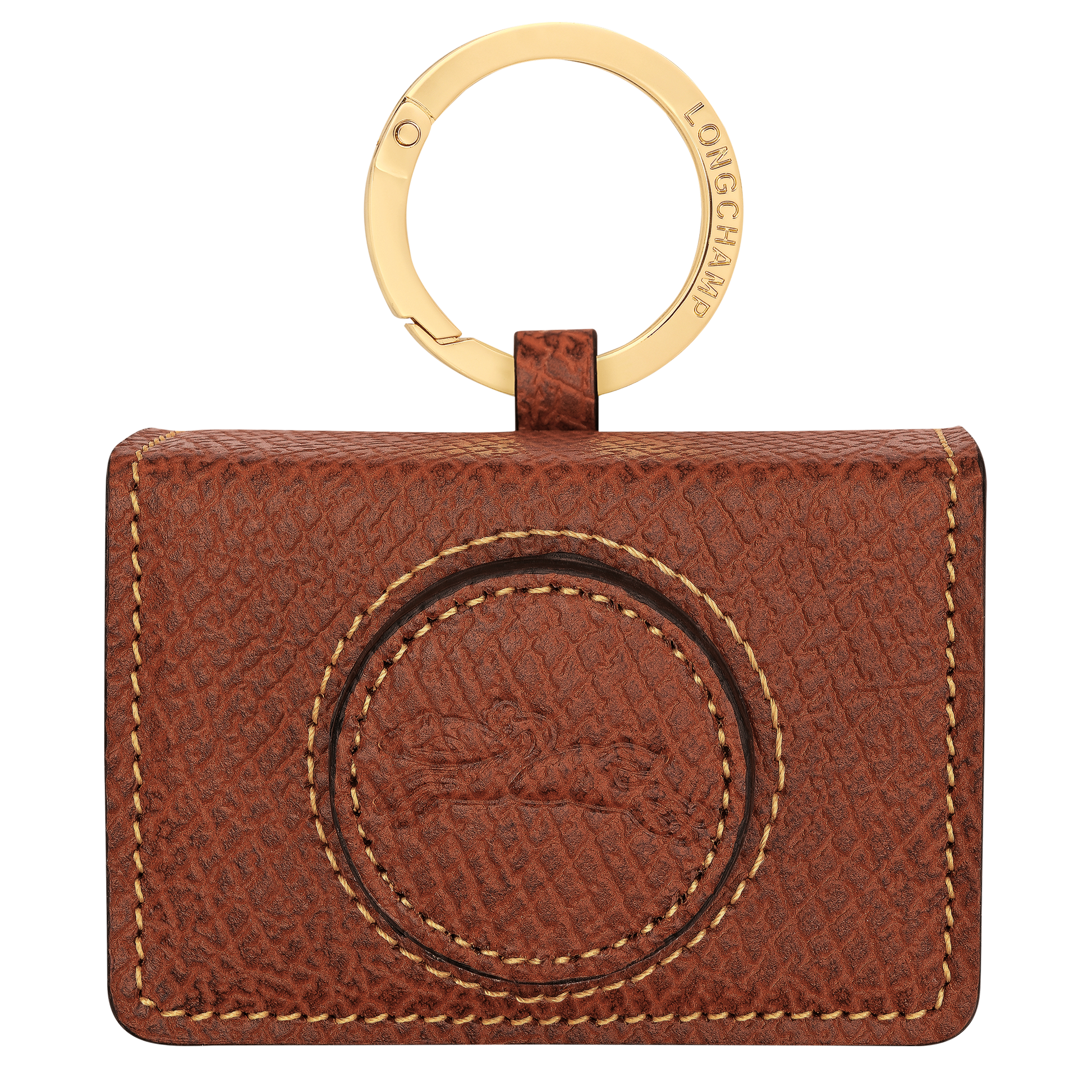 LONGCHAMP-Épure Key ring-Brown-36121HYZ035-1