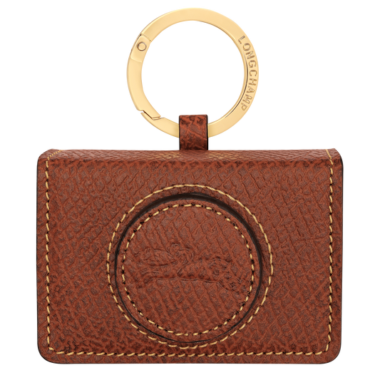 LONGCHAMP-Épure Key ring-Brown-36121HYZ035-1