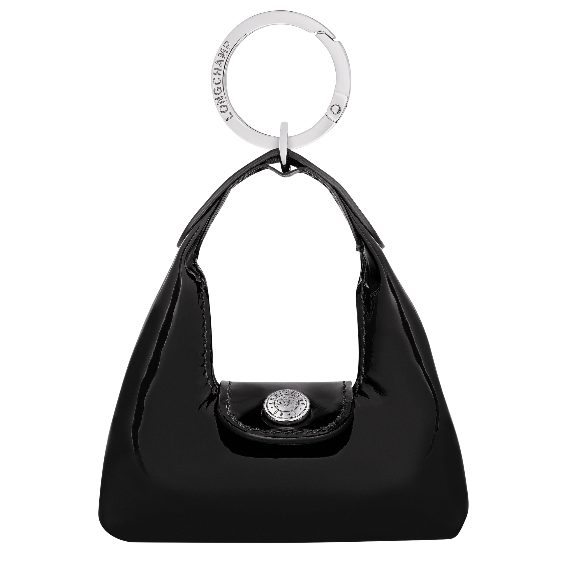 LONGCHAMP-Le Pliage Xtra Key ring-Black-36124HJN001-1