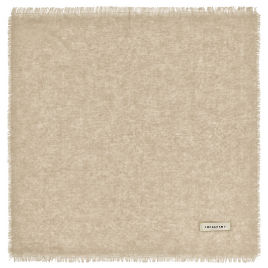 LONGCHAMP-L'Hiver en douceur Stole-Biscuit-50168CHIM13-1