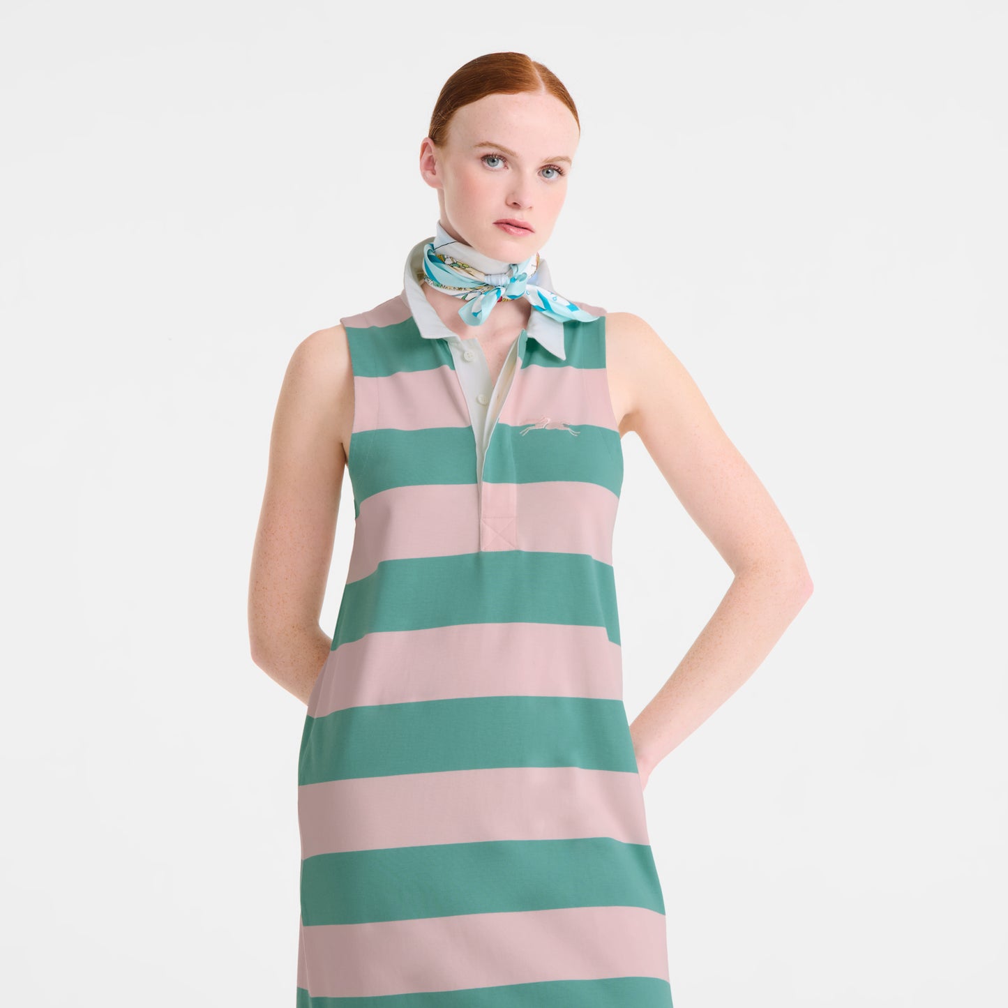 Vivement l'Eté Silk scarf 70