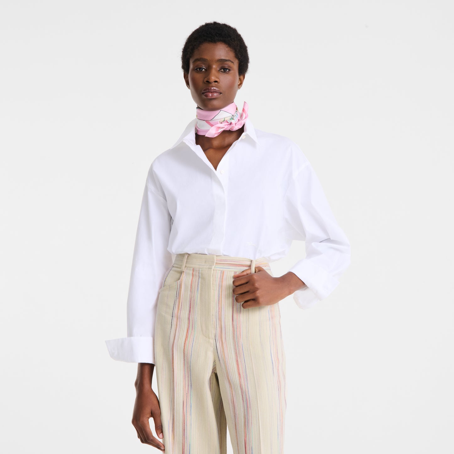 Vivement l'Eté Silk scarf 70