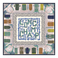 LONGCHAMP-Jardin Parisien Silk scarf 90-Navy-50641GSO006-1