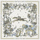 LONGCHAMP-Forêt Longchamp Silk scarf 90-Lichen-50647GSOM64-1
