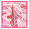 LONGCHAMP-Equestrian Tower Silk scarf 70-Pink-50653GSO618-1