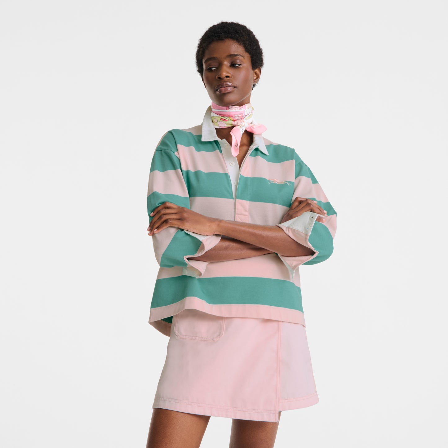 Equestrian Tower Silk scarf 70