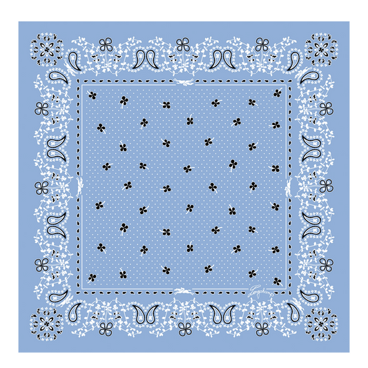 LONGCHAMP-French Bandana Silk scarf 50-Wave-50657GSOM66-1