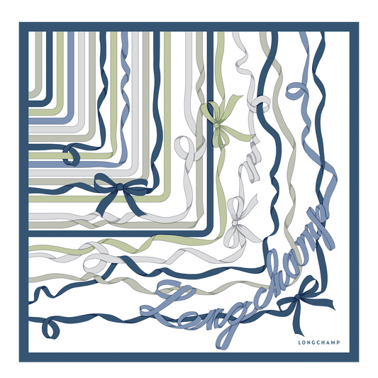 Rubans Longchamp Silk scarf 50