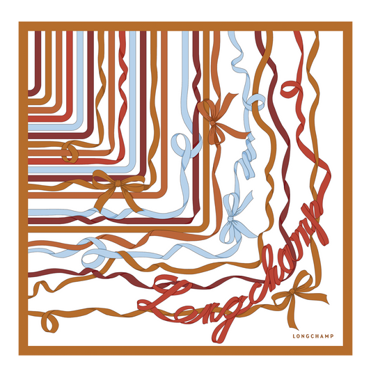 Rubans Longchamp Silk scarf 50