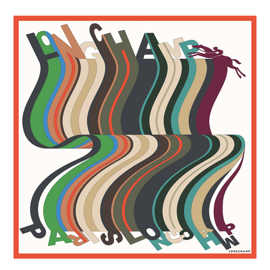 LONGCHAMP-L'Arc-en-ciel Silk scarf 70-Multicolor-50679GSO080-1