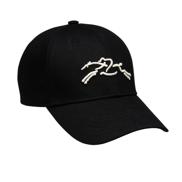 Solid Cap Black - Cotton | Longchamp ID