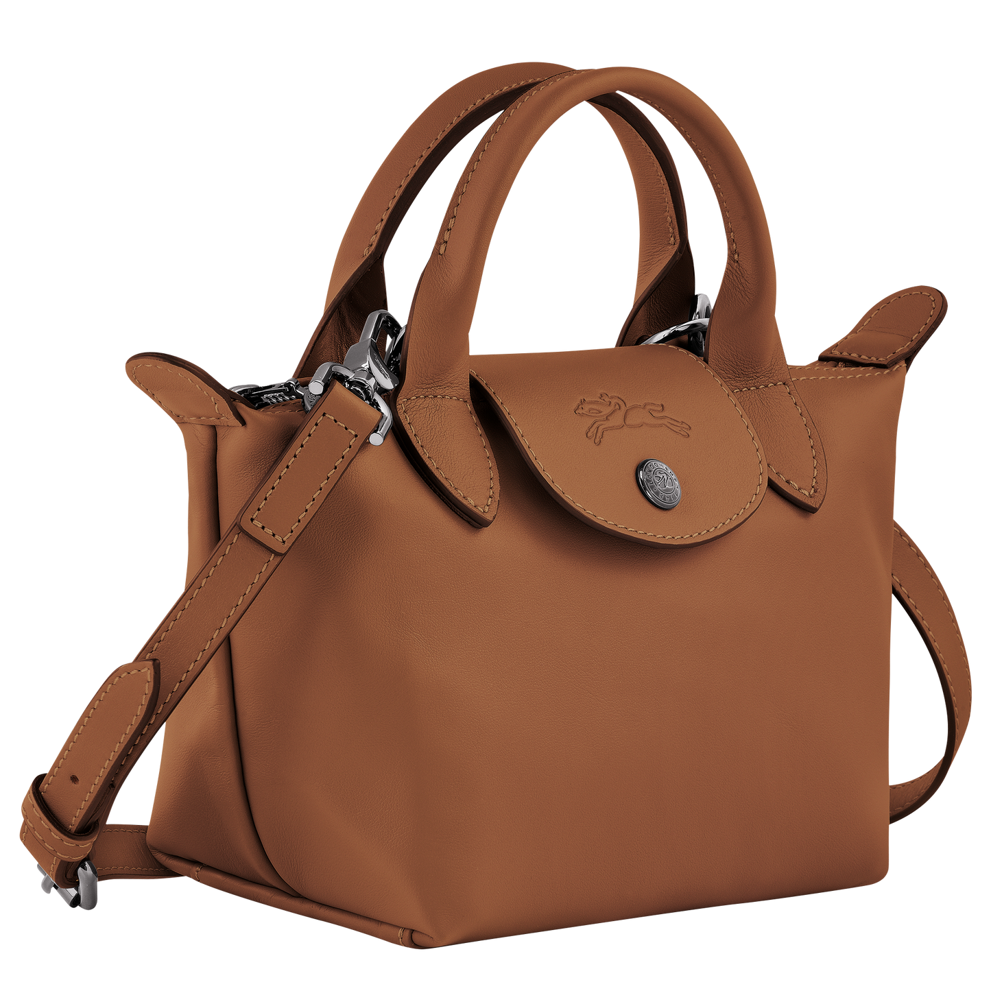 Le Pliage Xtra Handbag XS Cognac - Leather - L1500987504 Le Pliage Xtra Handbag XS Cognac - Leather - L1500987504