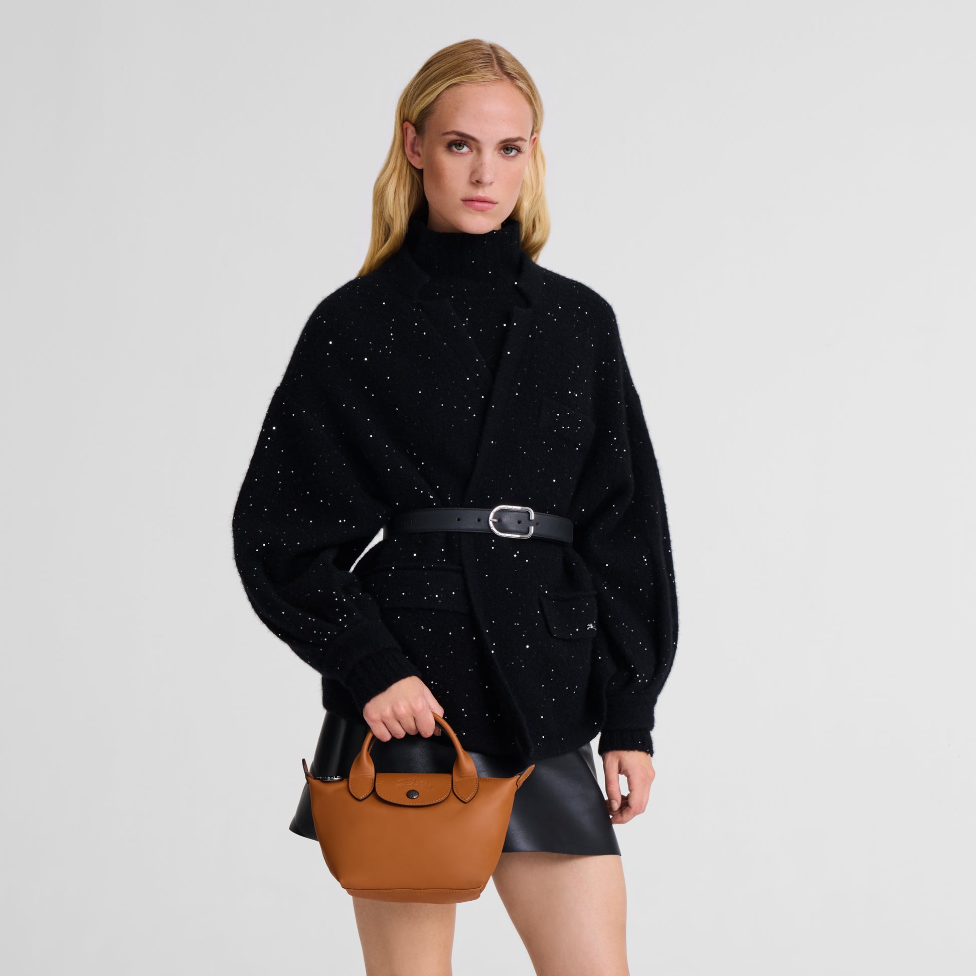 LONGCHAMP-Le Pliage Xtra XS Handbag-Cashew-L1500987M19-2