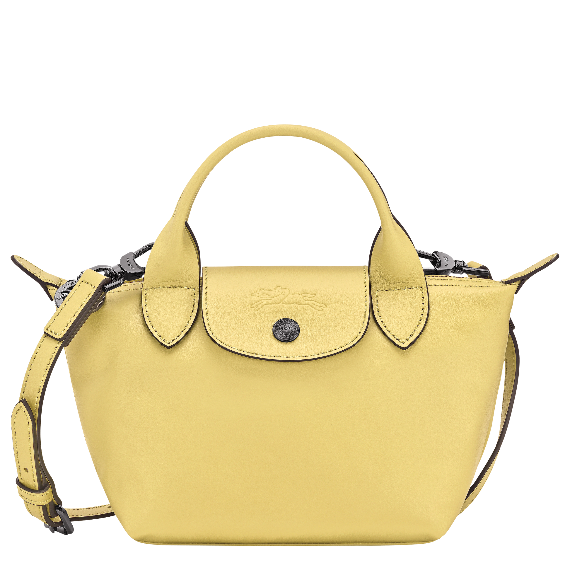 LONGCHAMP-Le Pliage Xtra XS Handbag-Lime-L1500987M61-1
