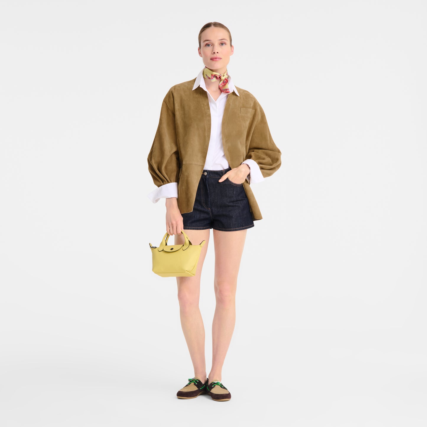 LONGCHAMP-Le Pliage Xtra XS Handbag-Lime-L1500987M61-2
