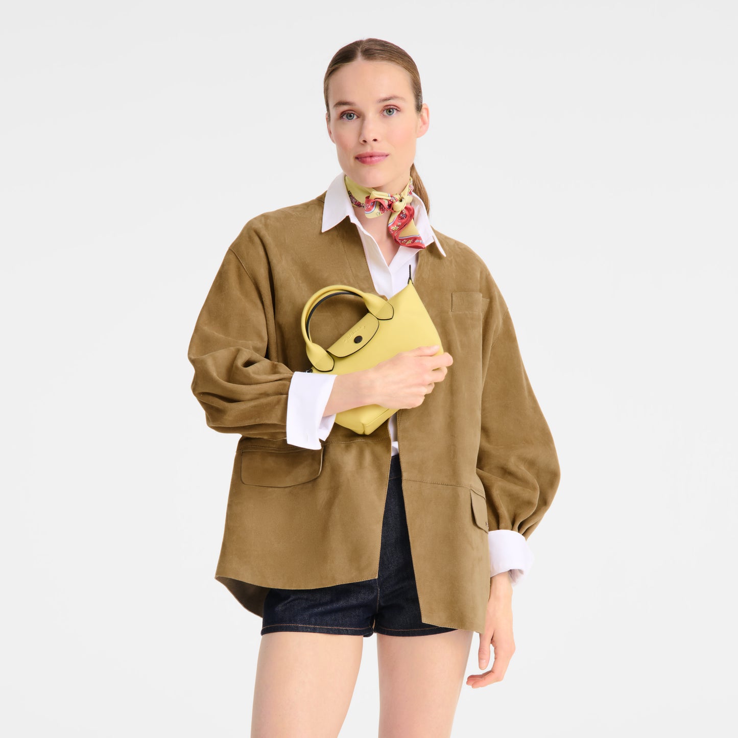 LONGCHAMP-Le Pliage Xtra XS Handbag-Lime-L1500987M61-7
