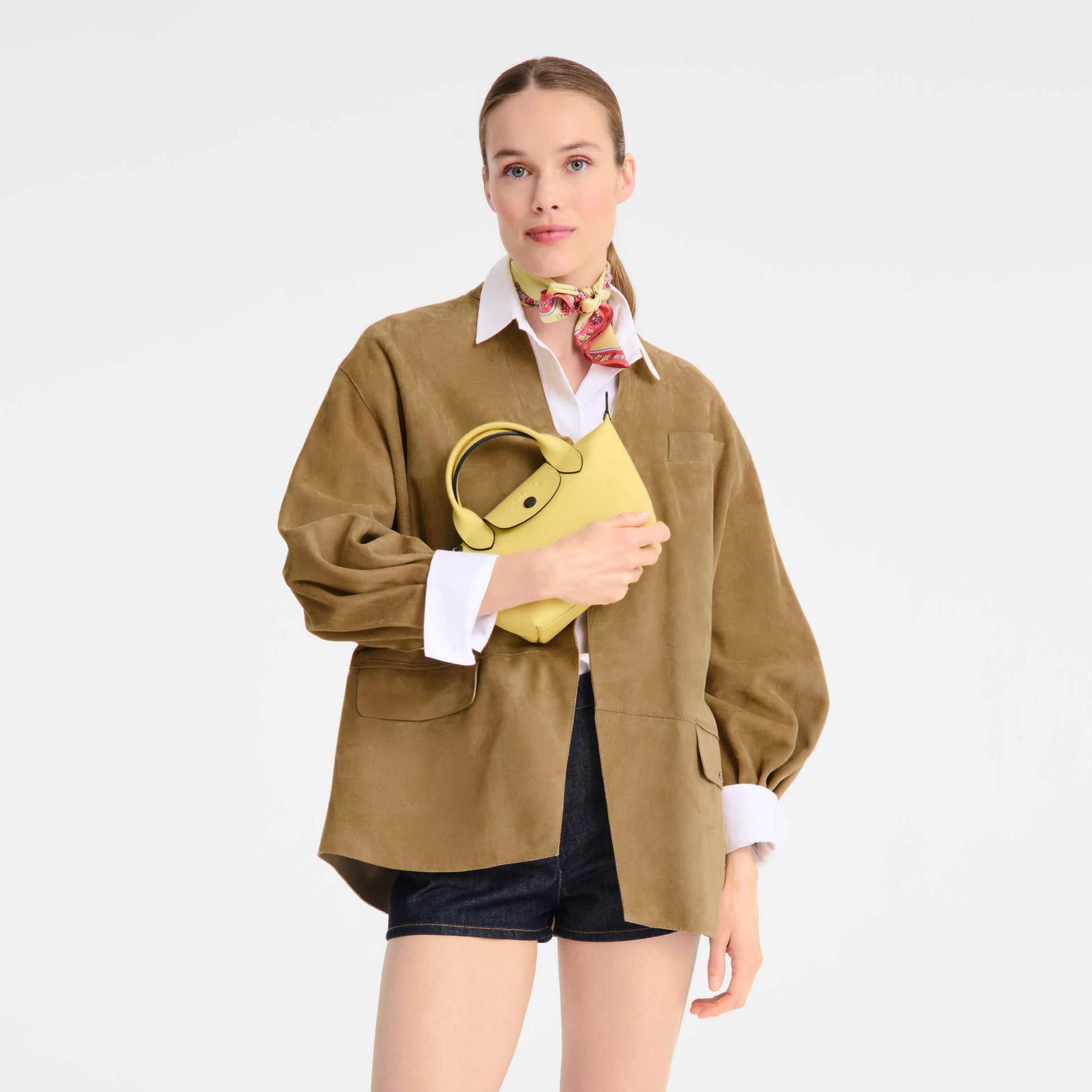 LONGCHAMP-Le Pliage Xtra XS Handbag-Lime-L1500987M61-7