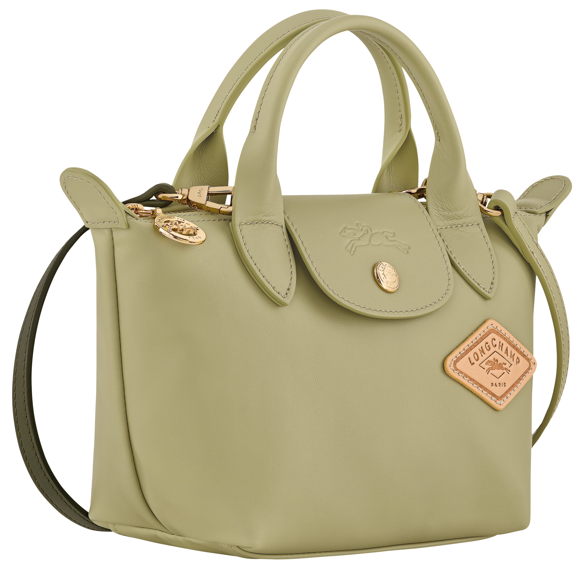 LONGCHAMP-Le Pliage Xtra XS Handbag-Almond Green-L1500HJJM70-3