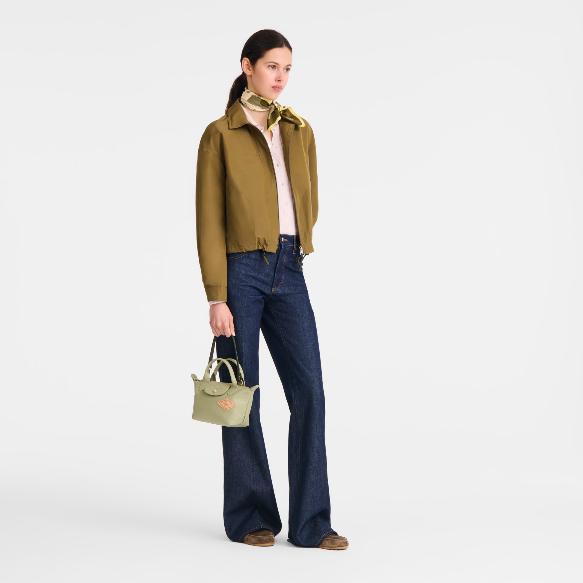 LONGCHAMP-Le Pliage Xtra XS Handbag-Almond Green-L1500HJJM70-2